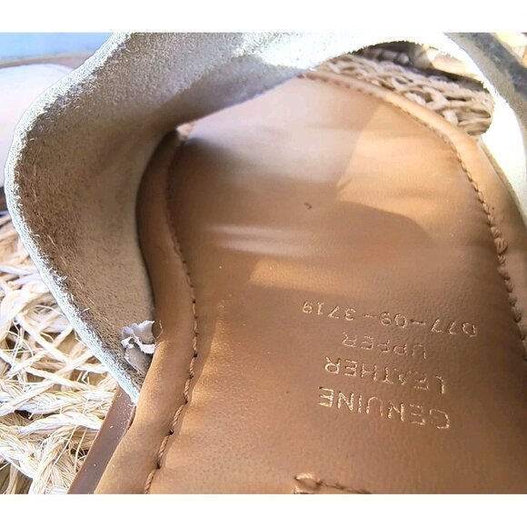 Vintage Cherokee White Leather Slides, Women's Size 9, Made in Brazil, EUC - Picture 6 of 10